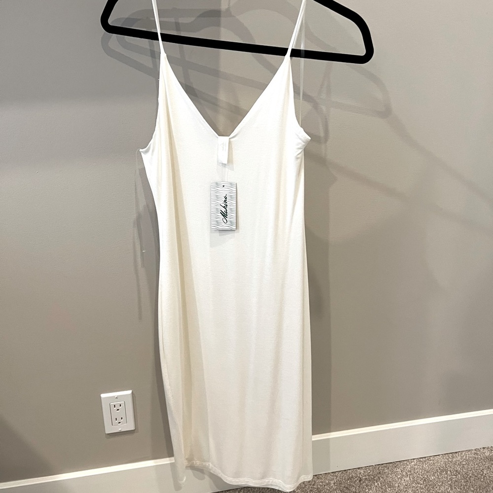 NWT white camisole dress